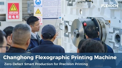 Changhong legjobb automatikus tekercs a tekercshez flexográfiai nyomtatógép/f...