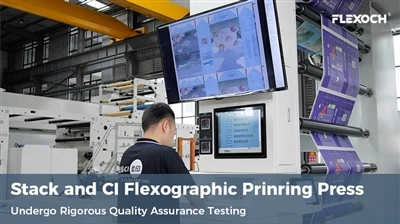 Changhong verem típusa és CI típusú flexographic nyomtatás sajtó gyártók Ultr...