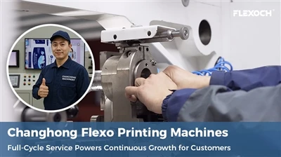 TELJES-CIKLUS SZOLGÁLTATÁSI ERŐK FOLYAMATOS NÖVEKEDÉS A CHANGHONG FLEXO NYOMT...
